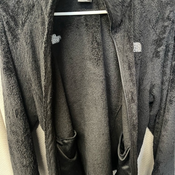 The North Face Black Teddy Jacket Plush Outdoor Wear euc - Picture 5 of 11